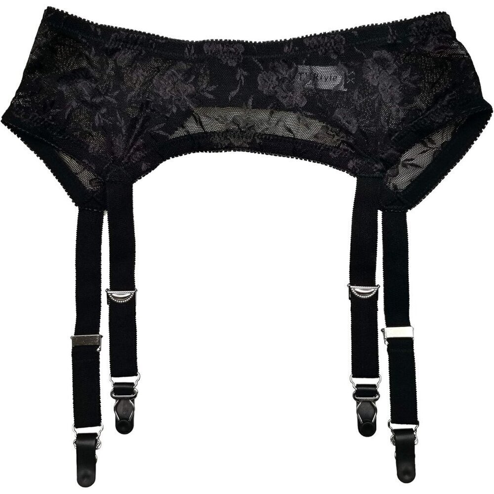 Women's Vintage Metal Clips Garter Belt Large for Stockings Retro Style